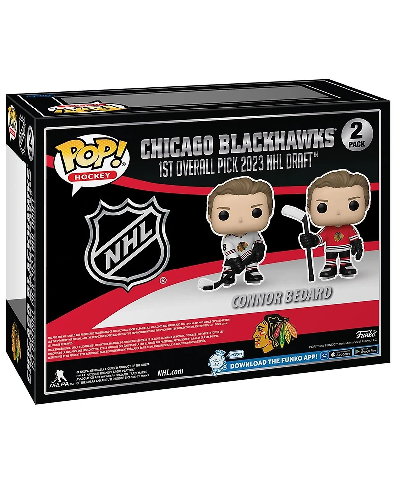 Funko Connor Bedard Chicago Blackhawks Fanatics Exclusive Two-Pack Vinyl Figure