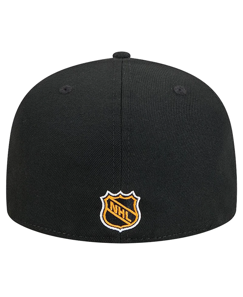 New Era Men's Black Anaheim Ducks Core 59FIFTY Fitted Hat