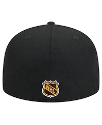 New Era Men's Black Anaheim Ducks Core 59FIFTY Fitted Hat