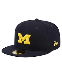 New Era Men's Navy Michigan Wolverines 59FIFTY Fitted Hat