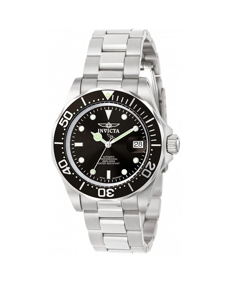 Invicta Men's 9307 Pro Diver Quartz 3 Hand Black Dial Watch