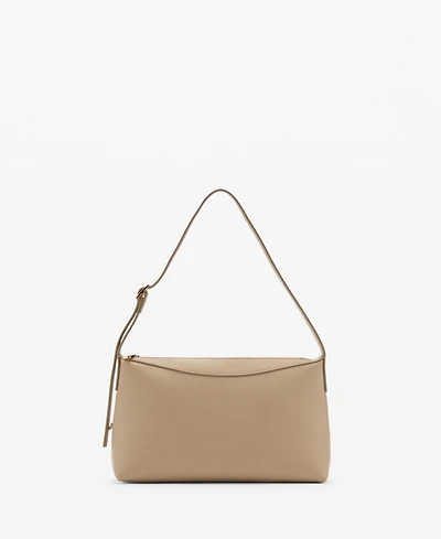 Mango Women's Zip Detail Shoulder Bag
