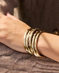 Le Vian Anywear Everywear Nude Diamond Bangle Bracelet (1/5 ct. t.w.) 14k Gold (Also Available Rose or White Gold)