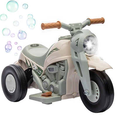 Qaba Ride on Motorcycle, 6V Bubble Car w/ Music