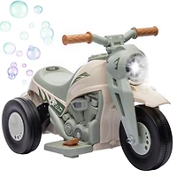 Qaba Ride on Motorcycle, 6V Bubble Car w/ Music