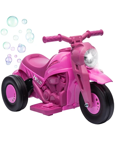 Qaba Ride on Motorcycle, 6V Bubble Car w/ Music