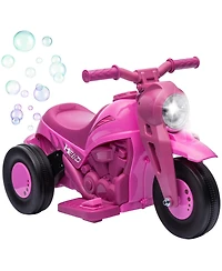 Qaba Ride on Motorcycle, 6V Bubble Car w/ Music
