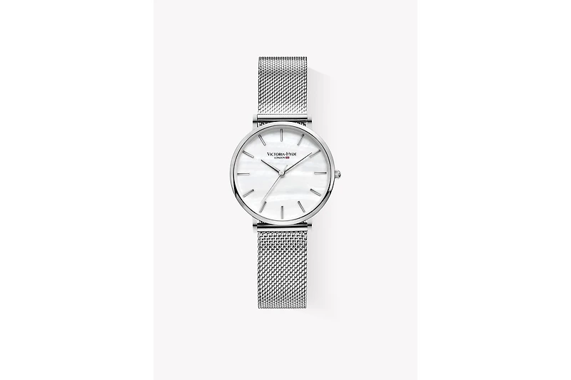 Women's Watch Round case 33mm Two-Tone Stainless Steel Bracelet Victoria Hyde
