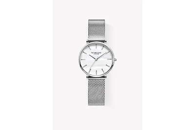 Women's Watch Round case 33mm Two-Tone Stainless Steel Bracelet Victoria Hyde