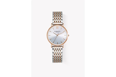 Women's Watch Round case 33mm Two-Tone Stainless Steel Bracelet Victoria Hyde