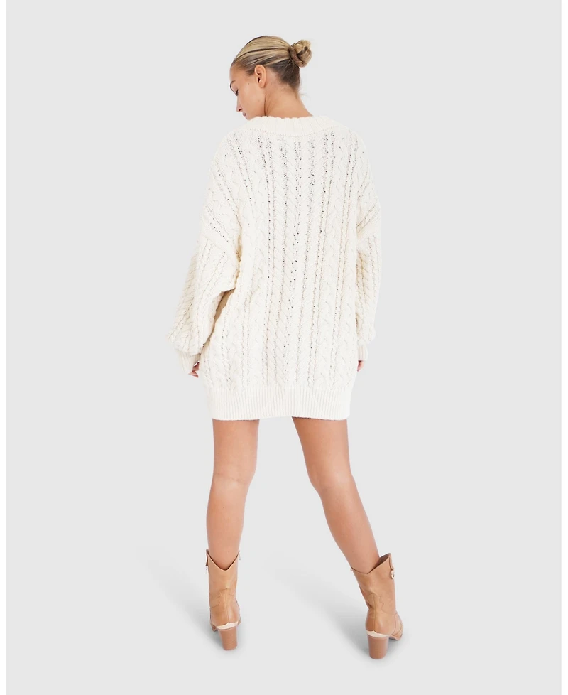 Belle & Bloom Women's Still The One Chunky Oversize Knit