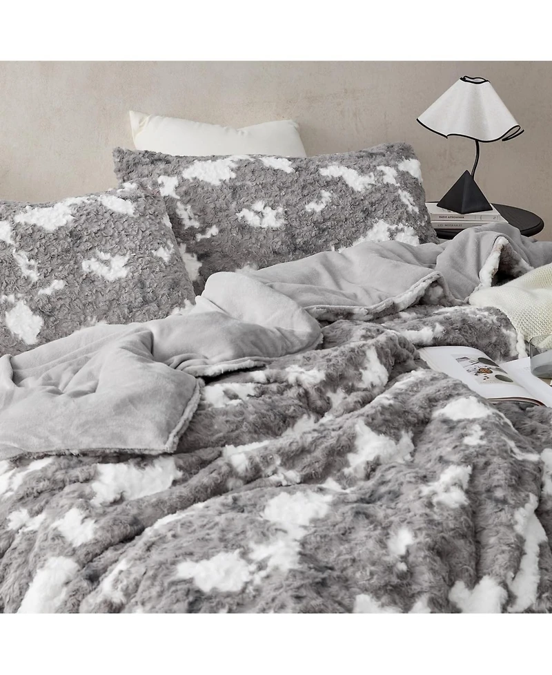 Byourbed Puppy Love - Coma Inducer Oversized Comforter Set - Gray and White