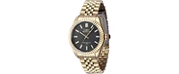 Invicta Women's 47504 Specialty Quartz 3 Hand Black Dial Watch