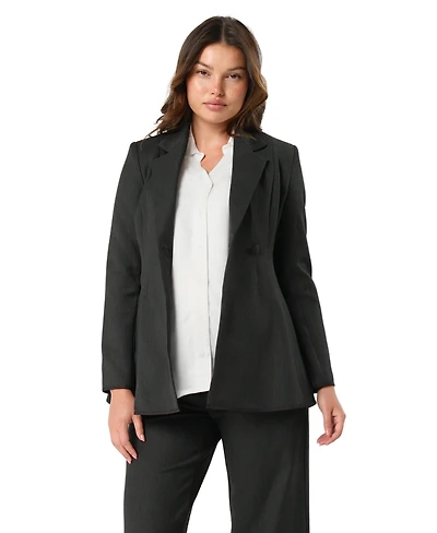 Marion Maternity Tailored Workwear Blazer in Italian Stretch Suiting Fabric (Regular & Petite)
