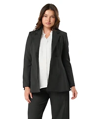Marion Maternity Tailored Workwear Blazer in Italian Stretch Suiting Fabric (Regular & Petite)