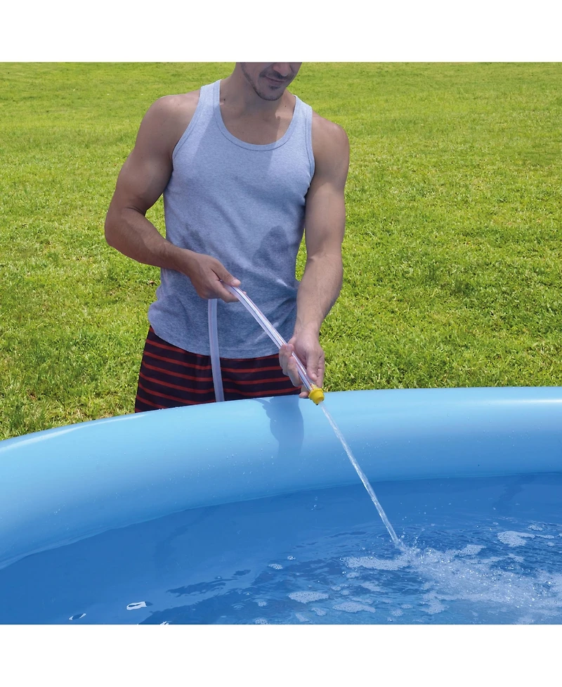 Jleisure 17808 12 Ft x 30" Prompt Set Inflatable Outdoor Backyard Swimming Pool