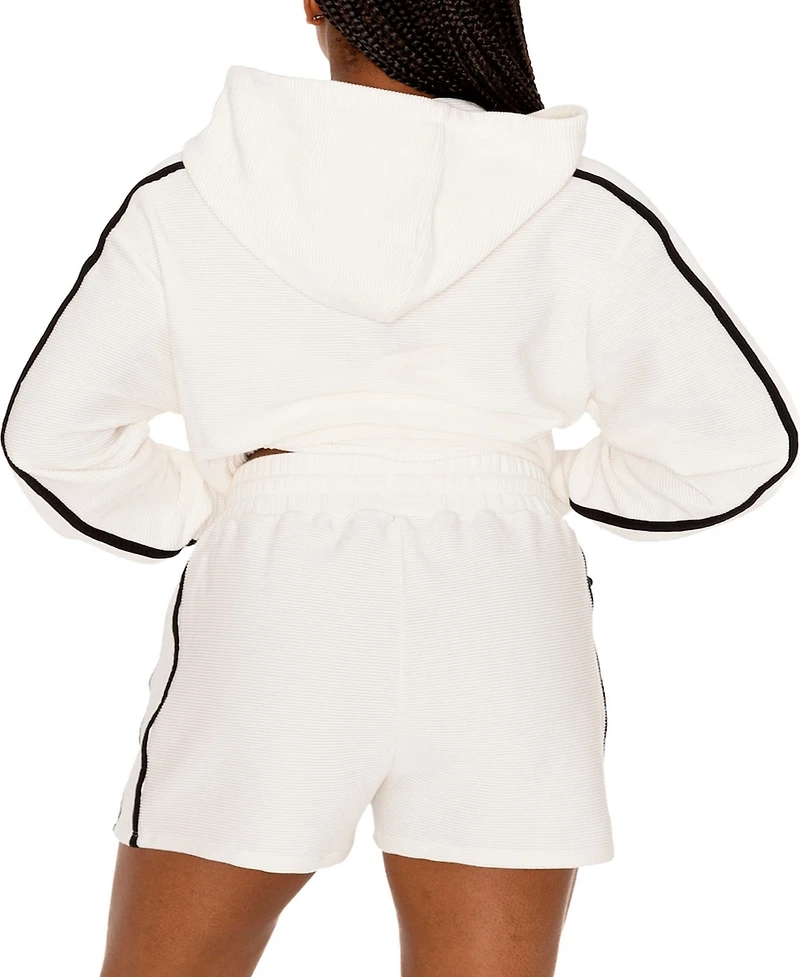 Gameday Couture Women's Cream Florida Gators Down, Set, Go Pullover Hoodie and Shorts Set