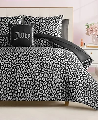 Juicy Couture Satin Leopard 8-Pc. Comforter Set