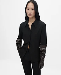 Mango Women's Silk Shirt