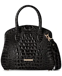 Brahmin Rosetta Melbourne Medium Leather Satchel
