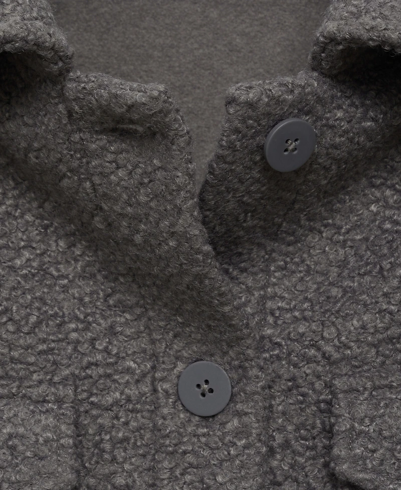Mango Women's Pockets Detail Boucle Jacket