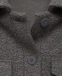 Mango Women's Pockets Detail Boucle Jacket