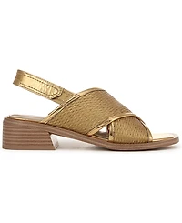 Franco Sarto Women's Silvie 2 Square Toe Slingback Sandals