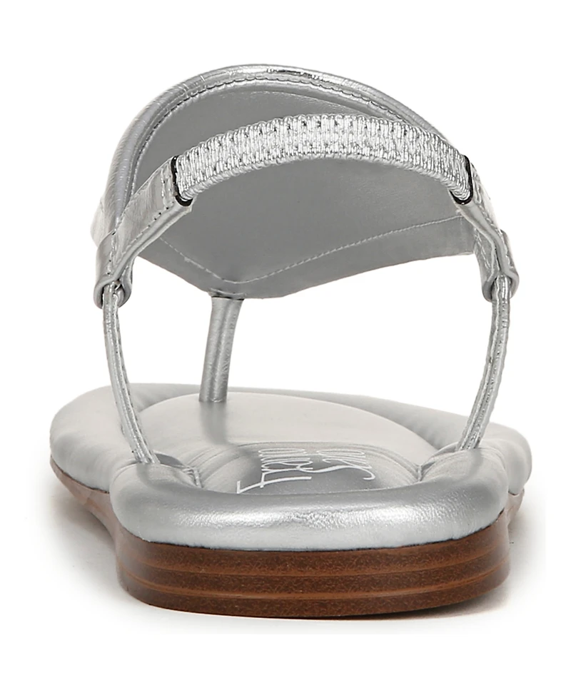 Franco Sarto Women's Jocelyn Open Toe Thong Slingback Sandals