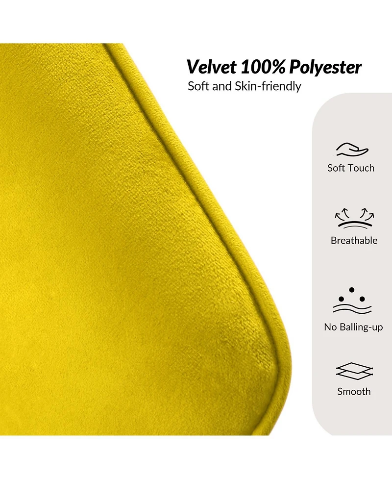 Hulala Home Samuel Modern Office Chair with Flared Arm