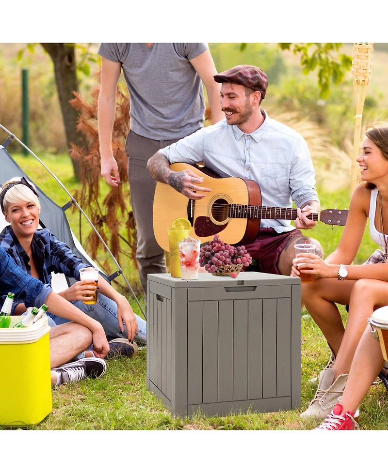 Gouun 30 Gallon Deck Box Storage Container Seating Tools