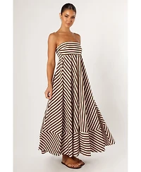 Petal and Pup Women's Bowie Strapless Maxi Dress