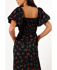 Petal and Pup Women's Chlo Puff Sleeve Midi Dress