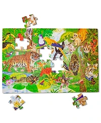 Melissa and Doug Rainforest Floor Puzzle, 48 Pieces