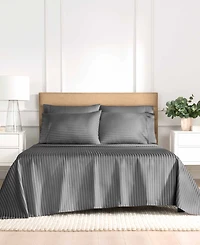 Fairfield Square Collection Brookline 1400 Thread Count 6 Pc. Sheet Set, Queen, Exclusively at Macy's