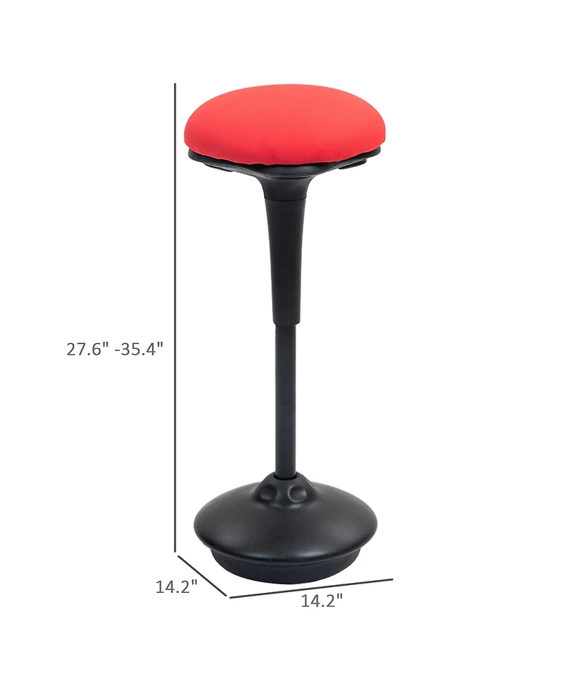 Homcom Adjustable Active Sding Stool with Rocking Motion,