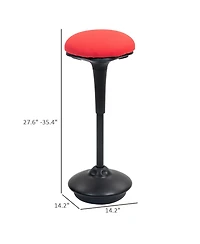 Homcom Adjustable Active Sding Stool with Rocking Motion,