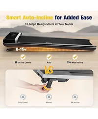 Redliro Treadmill for Home/Office 300lb Capacity Ultra Quiet Portable Treadmill with Remote Control