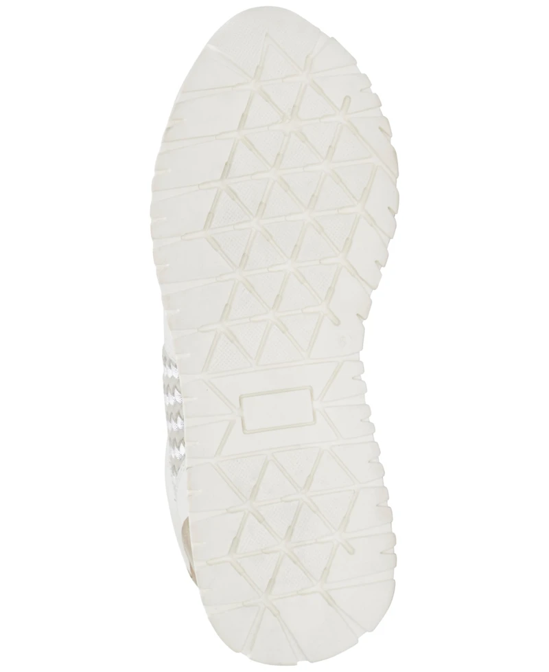 Lucky Brand Women's Deva Woven Knit Lace-Up Sneakers