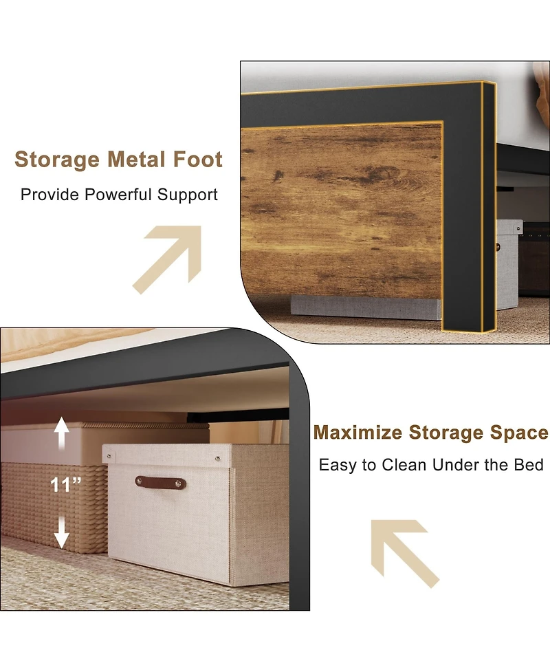 gaomon Full Bed Frame