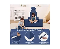 gaomon Kids Play Couch, 6Pcs Modular Kids Play Sofa for Playroom Bedroom, Kids Modular Couch Toddler Foam Sofa