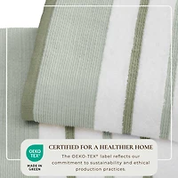 Linery & Co. Luxurious Cotton Decorative 2-Piece Bath Sheet Set