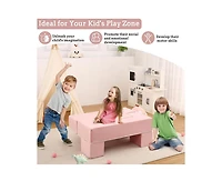 gaomon Kids Play Couch, 6Pcs Modular Kids Play Sofa for Playroom Bedroom, Kids Modular Couch Toddler Foam Sofa, Kids Convertible Sofa with Removable C