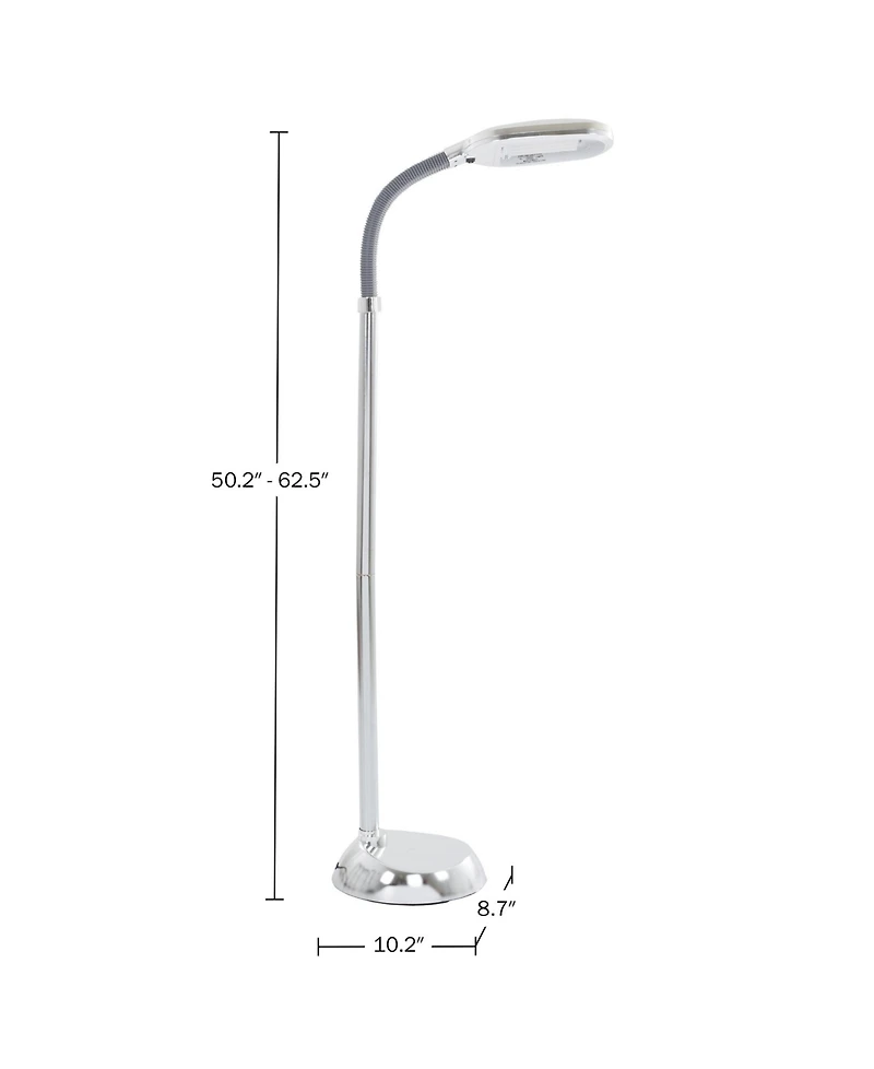 Lavish Home 62.5" Natural Sunlight Floor Lamp