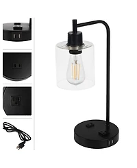 Lavish Home 16.14" Touch Control Table Lamp
