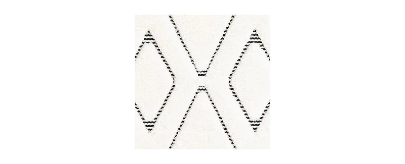 Bayshore Home Textured Tones Trellis 2'7"x8' Runner Area Rug