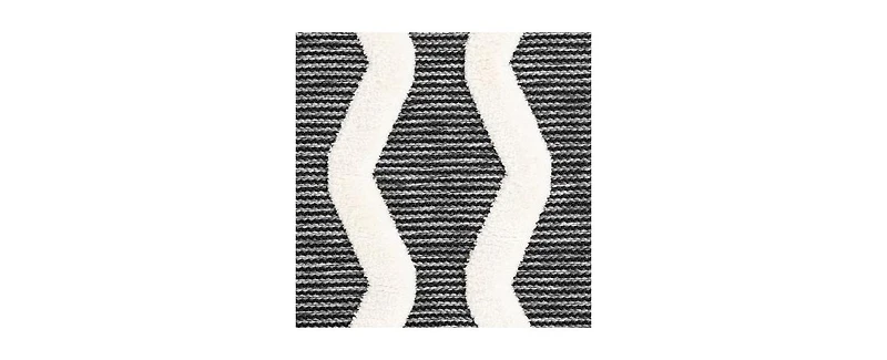 Bayshore Home Textured Tones Trellis 5'3"x8' Area Rug