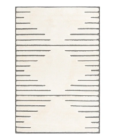 Bayshore Home Textured Tones Strings 5'3"x8' Area Rug