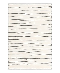 Bayshore Home Textured Tones Lines 5'3"x8' Area Rug