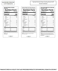 Alder Creek Gift Baskets Spread Some Cheer Cutting Board Gift, 14 Piece