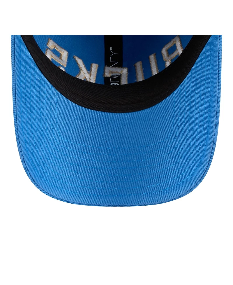 New Era Men's Blue Milwaukee Bucks 2024/25 City Edition 9TWENTY Adjustable Hat